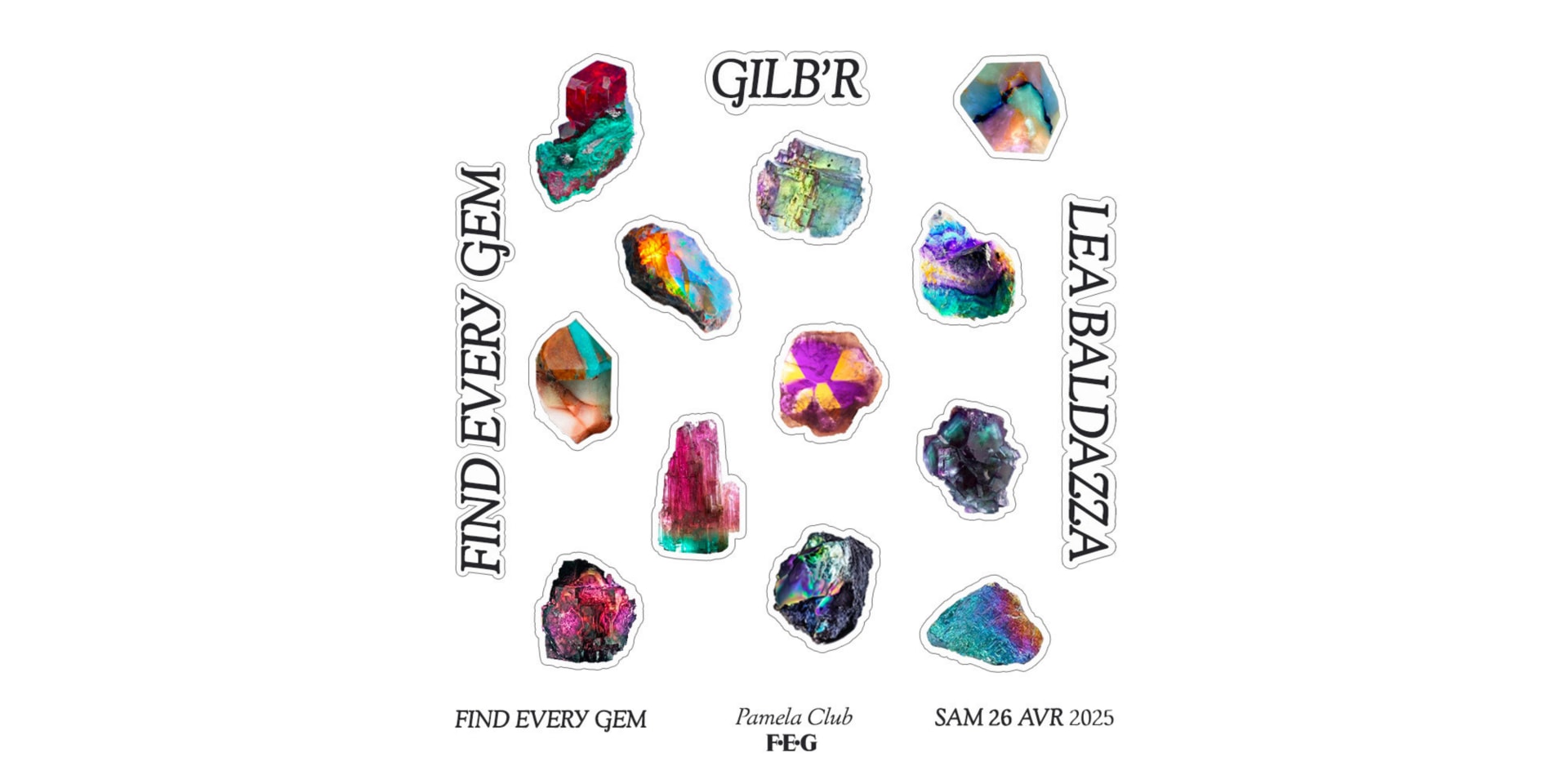F•E•G Présente : Gilb'r, Léa Baldazza, Find Every Gem Cover
