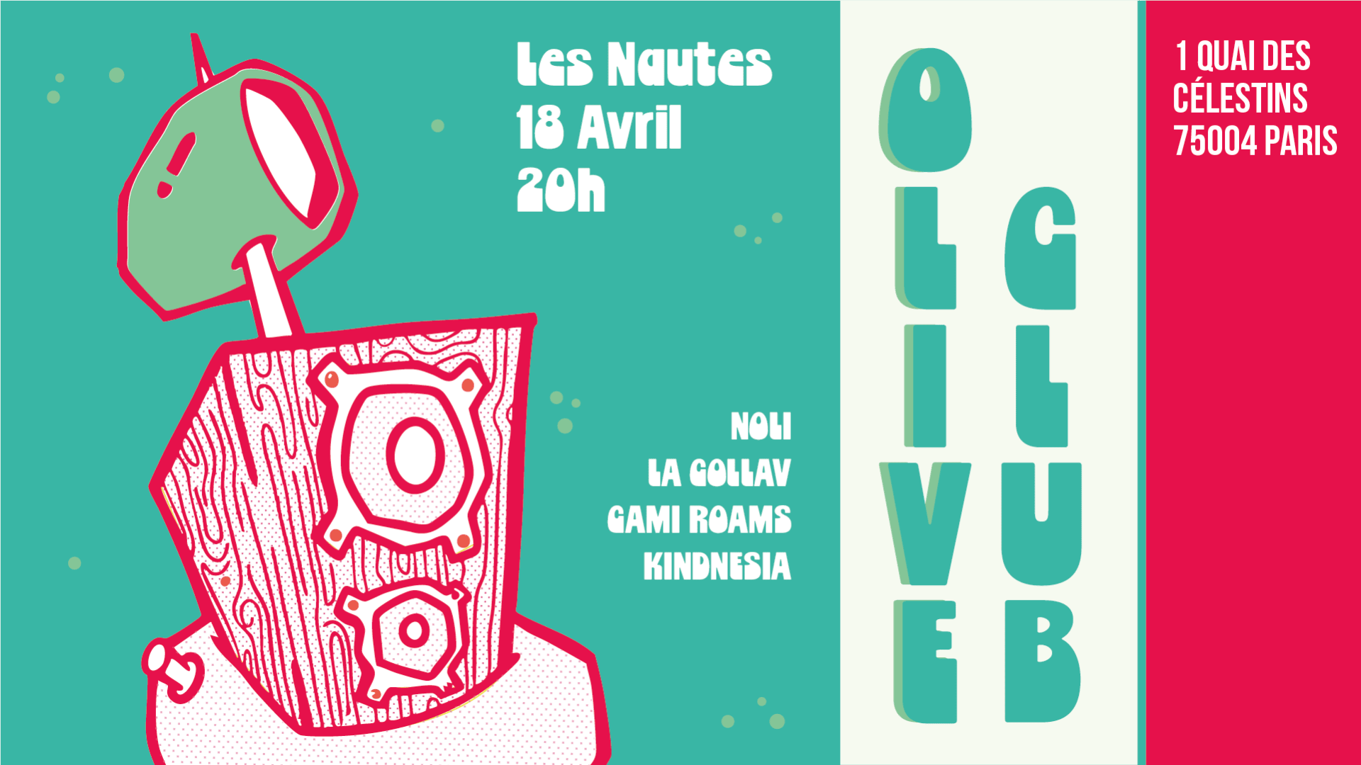 Olive Club #3 @ Les Nautes Cover