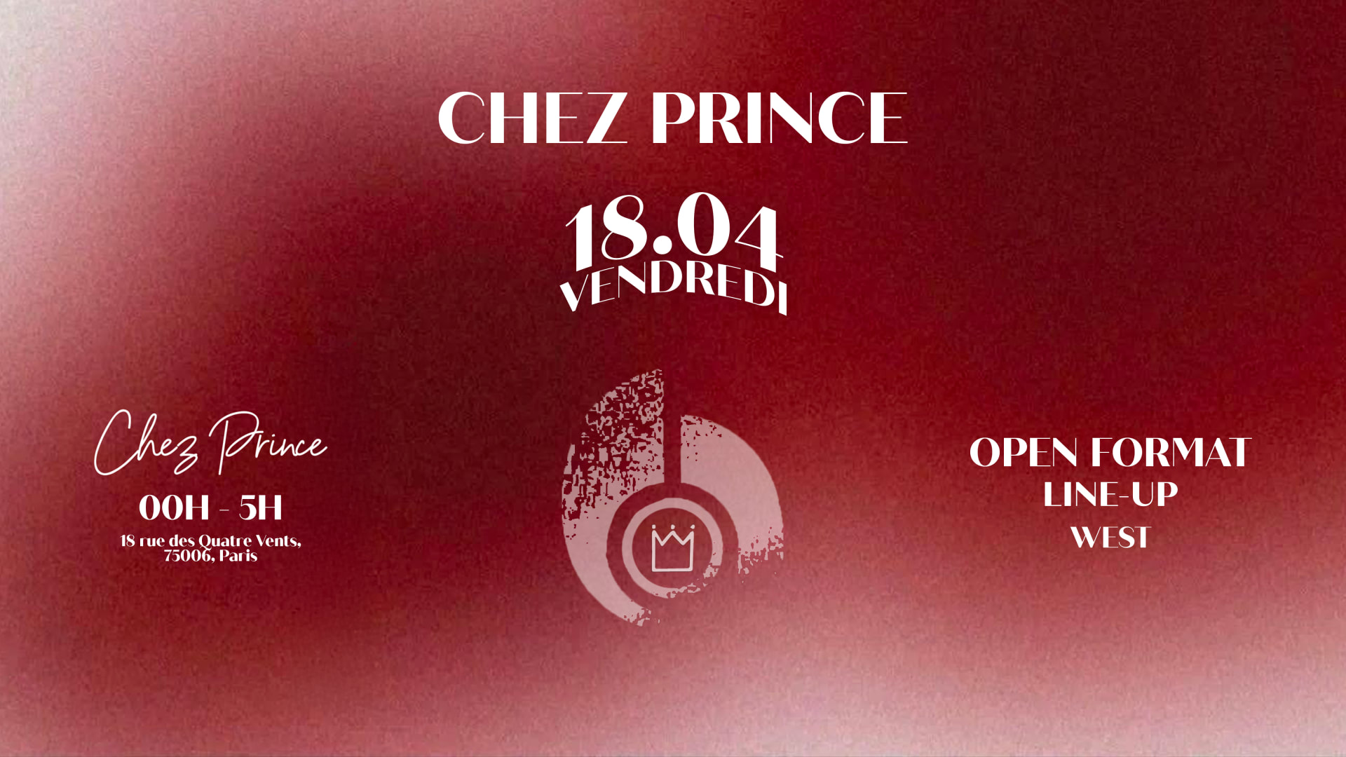Friday At | @Chez Prince Cover