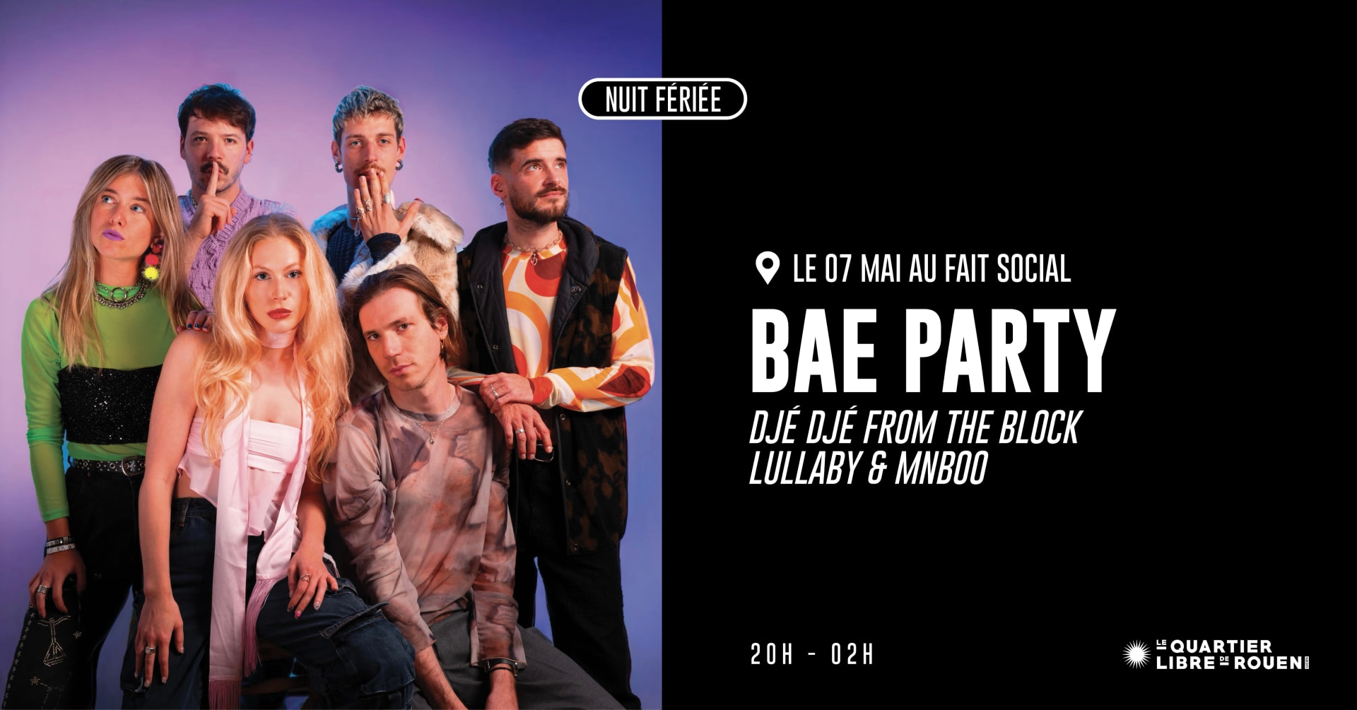 Nuit Fériée : Bae Party Cover