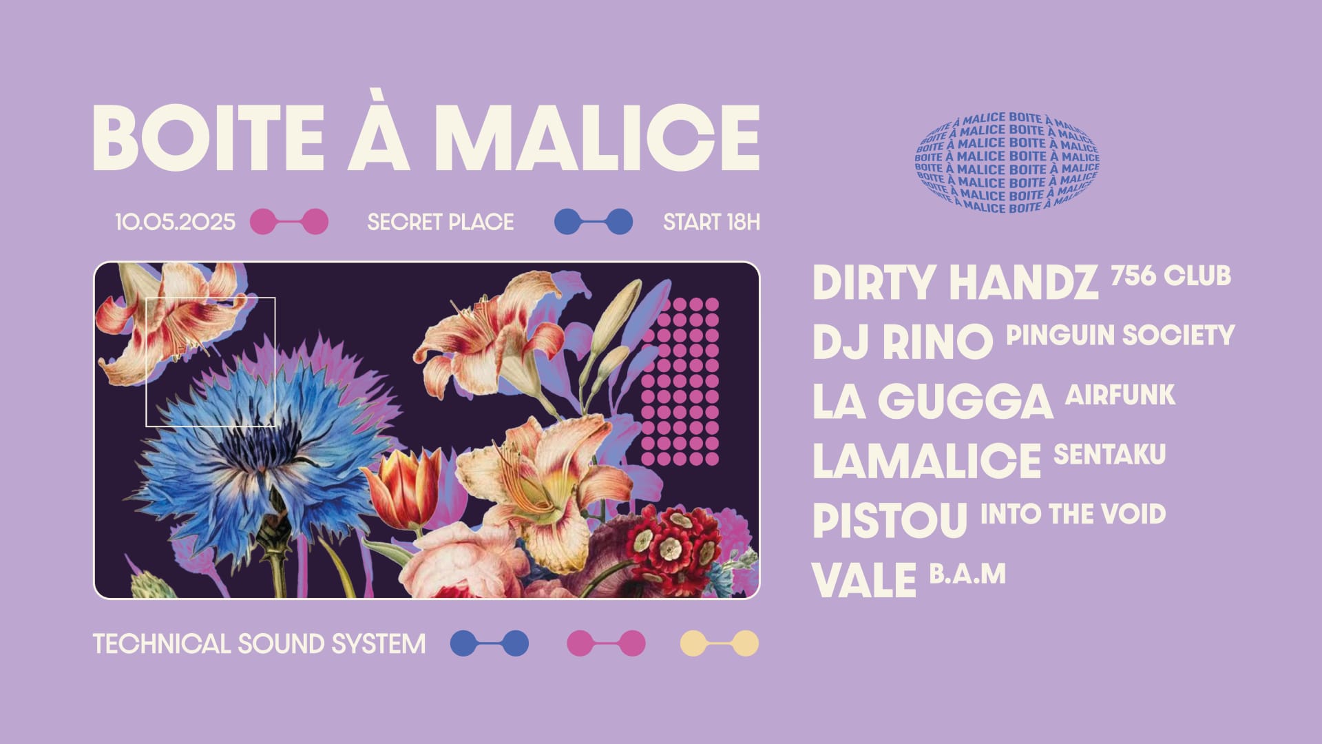 Boite A Malice : Dj Rino, Lamalice, Dirty Handz, La Gugga Cover
