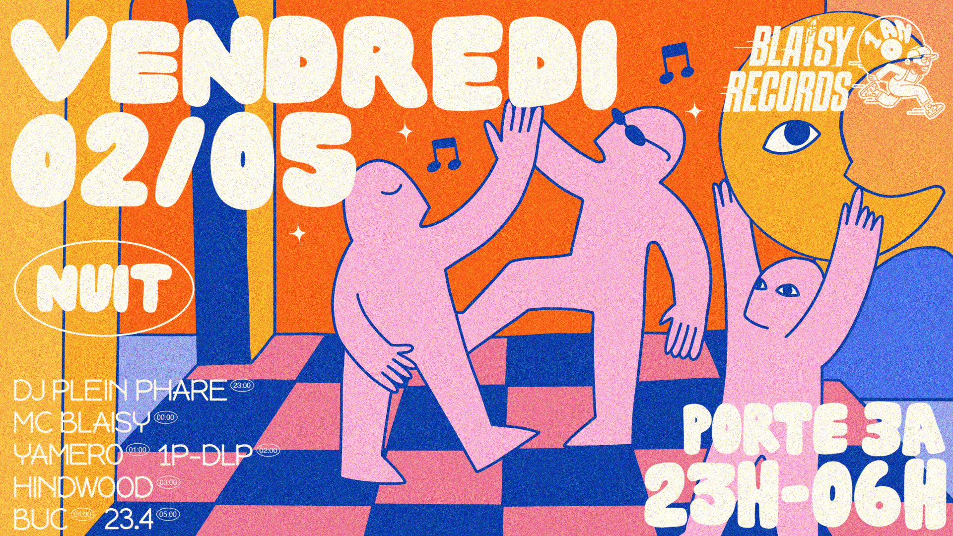 Blaisy Rec. 1 An / Jour 2 : 23h-06h Porte 3a Cover