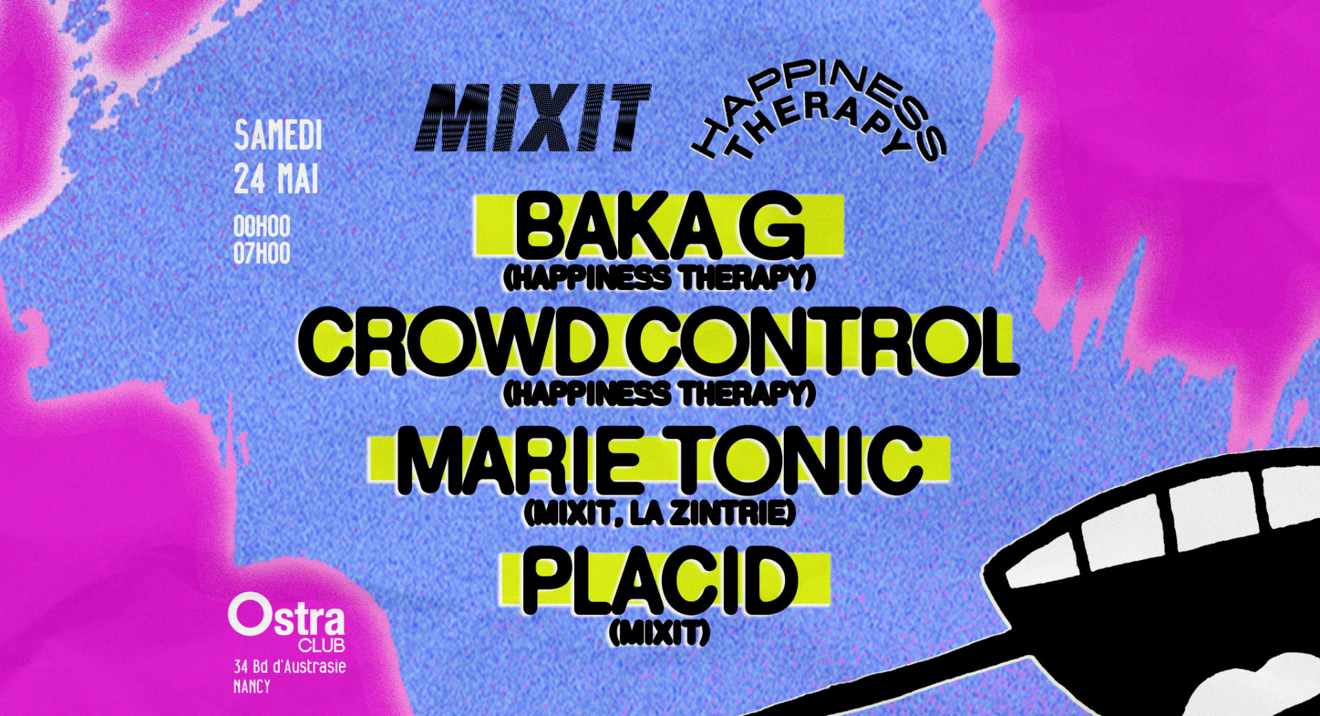 Label Night: Mixit Invite Happiness Therapy Cover