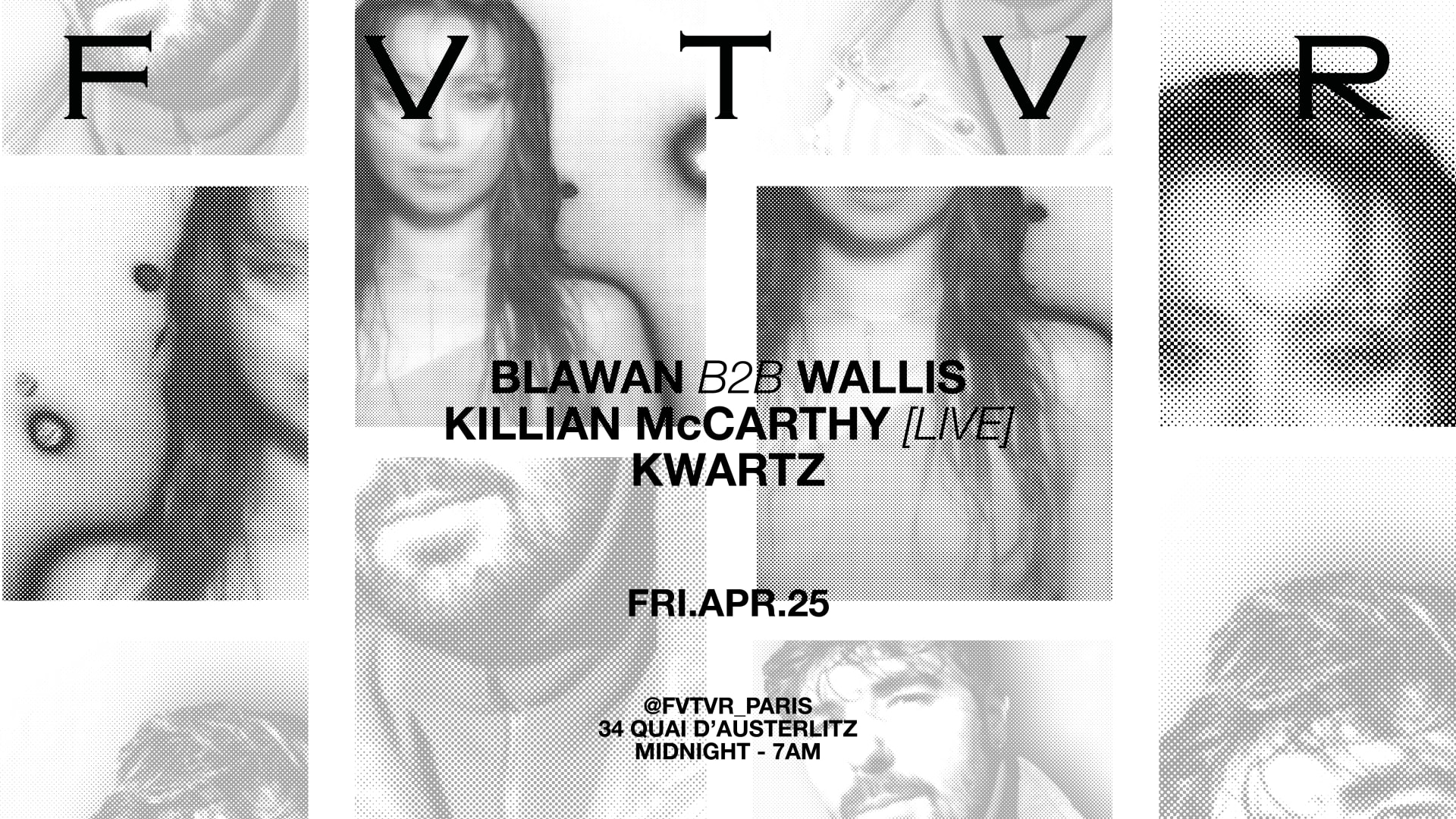 Blawan B2b Wallis, Killian Mccarthy [Live], Kwartz Cover