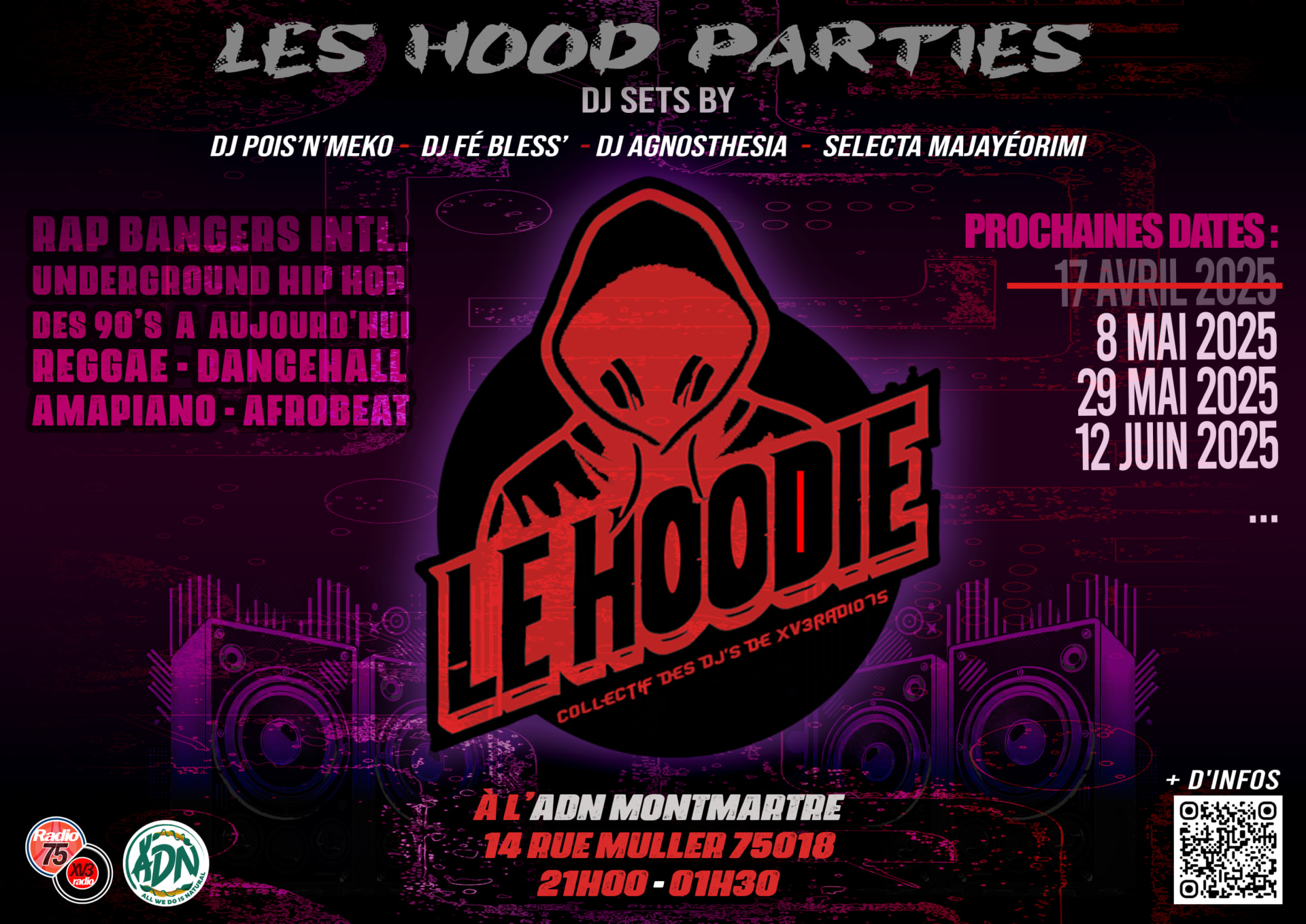 8 Mai - Les Hood Parties Cover