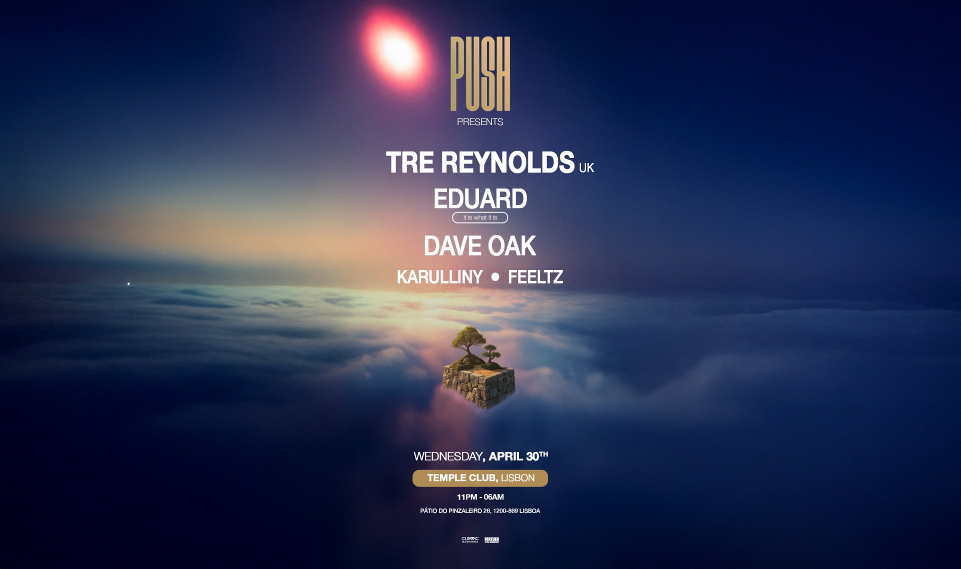 Push X Temple Club W/ Tre Reynolds, Eduard, Dave Oak & More! Cover