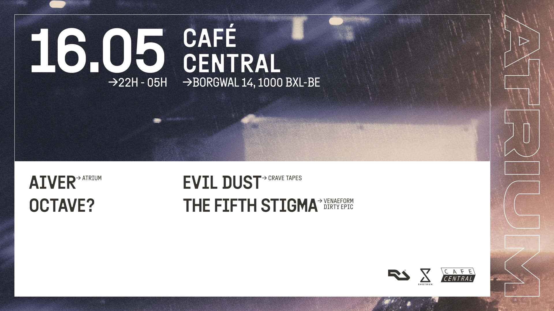 Atrium X Cafe Central Part II Cover