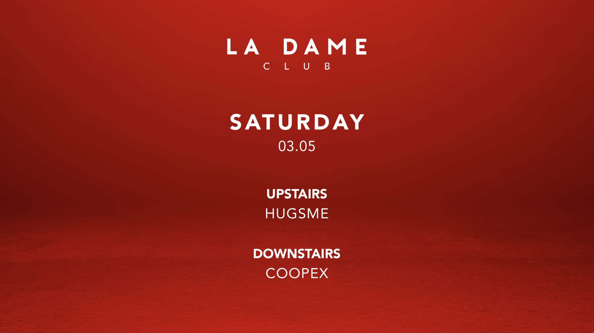 La Dame // Sam 03 Mai // Hugsme - Coopex Cover