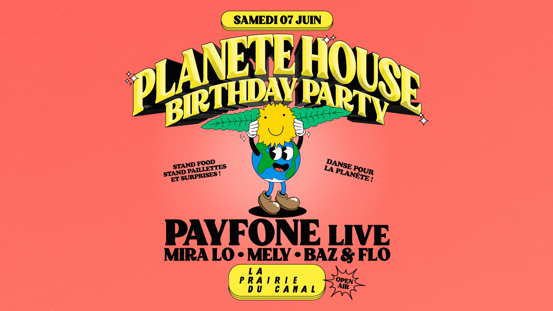 Open Air ~ Planète House Birthday Party & La Prairie Cover