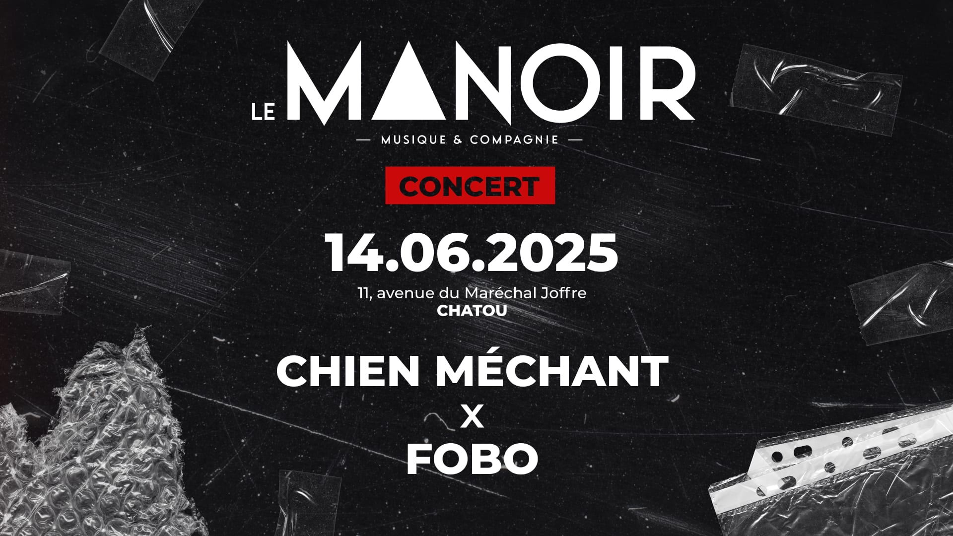 Concert : Chien Méchant • Fobo Cover