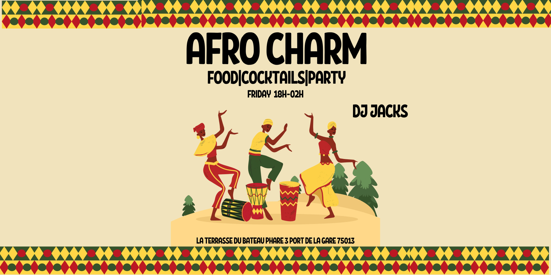 Afro Charm / Terrassa Party Cover
