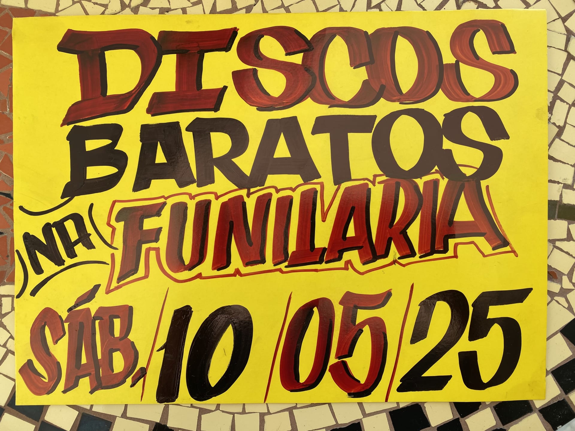 Discos Baratos Na Funilaria - 10/05 - Sabado Cover