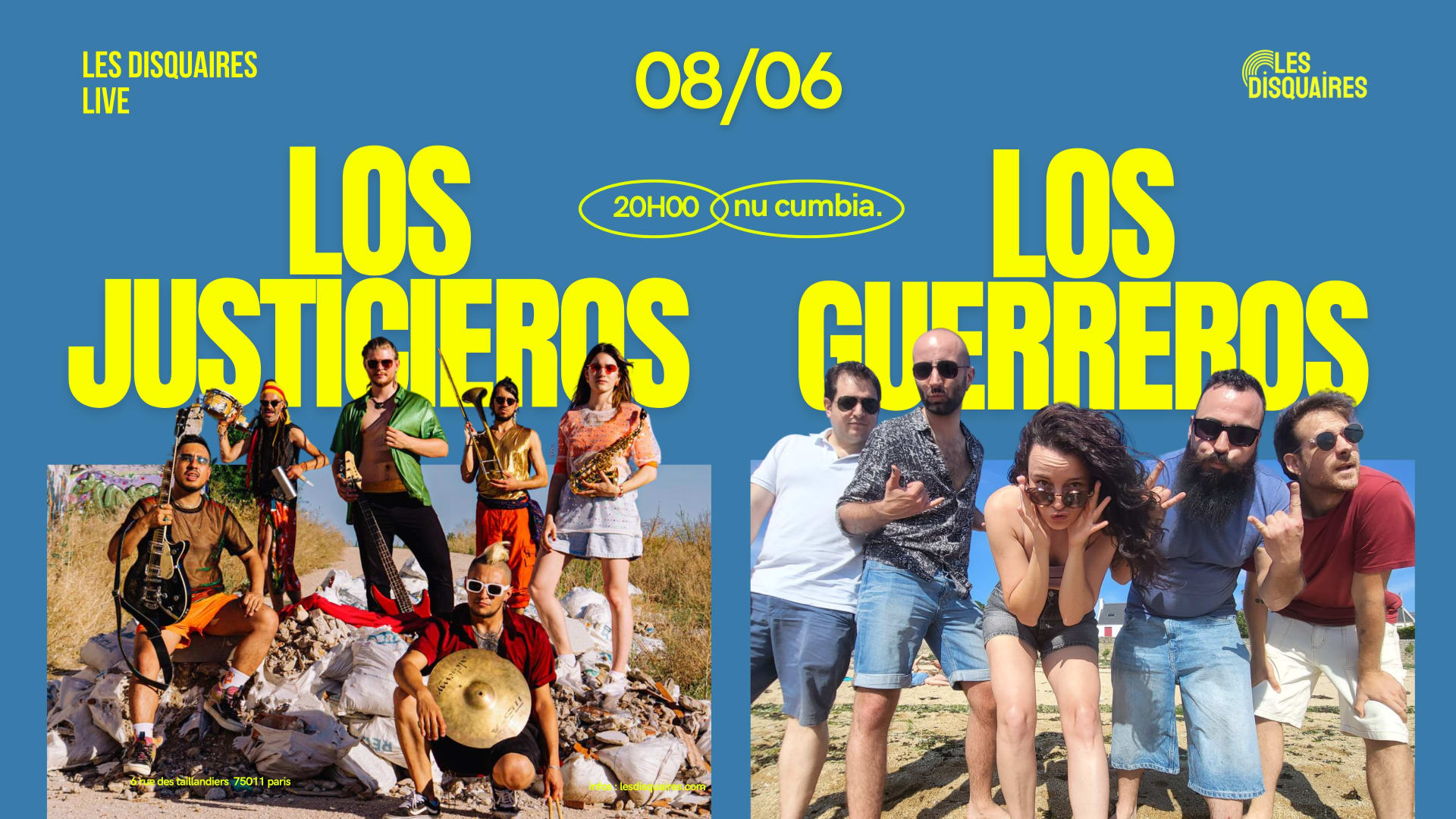 Los Justicieros X Los Guerreros - Live Cover