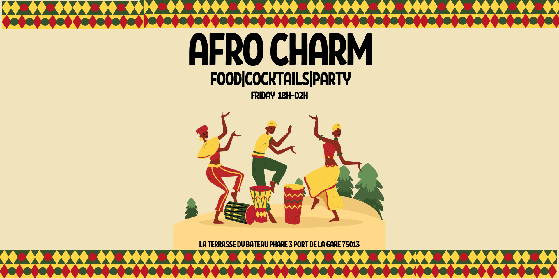 Afro Charm / Terrassa Party Cover