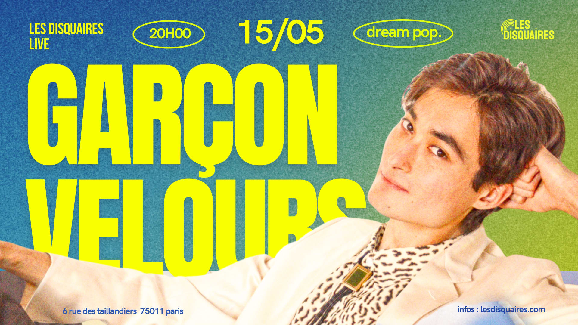 Garçon Velours - Live Cover