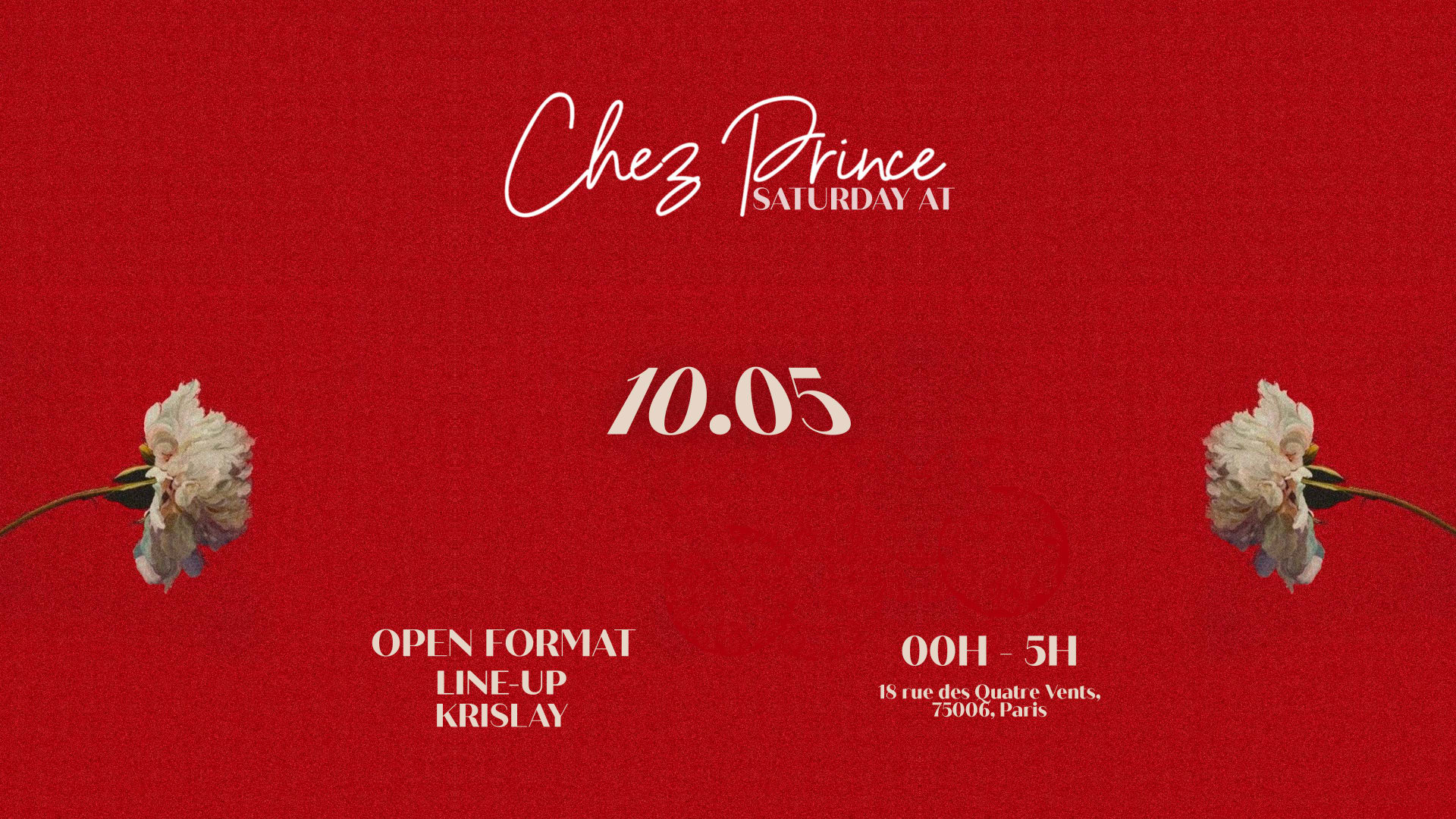 Saturday At | @Chez Prince Cover