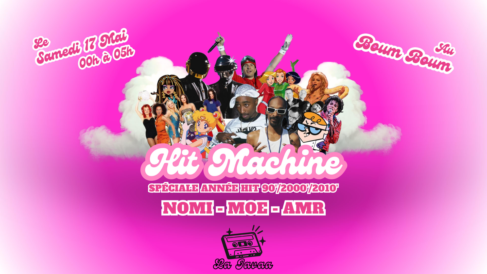 La Javaa : Hit Machine Année 90' - 2000' - 2010' Cover