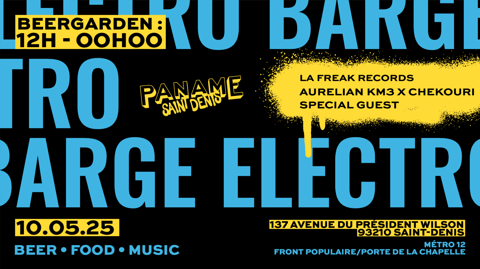 (Open Air) Paname Saint-Denis - La Freak Records Cover