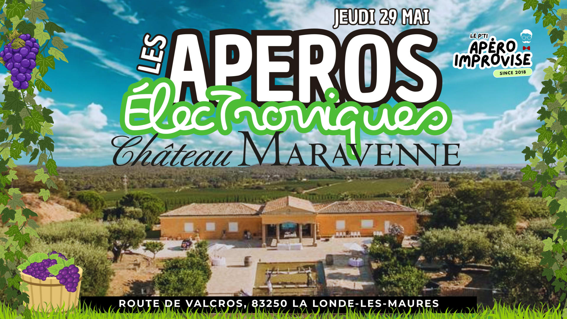 Les Apéros Électroniques - Château Maravenne - 29 Mai Cover