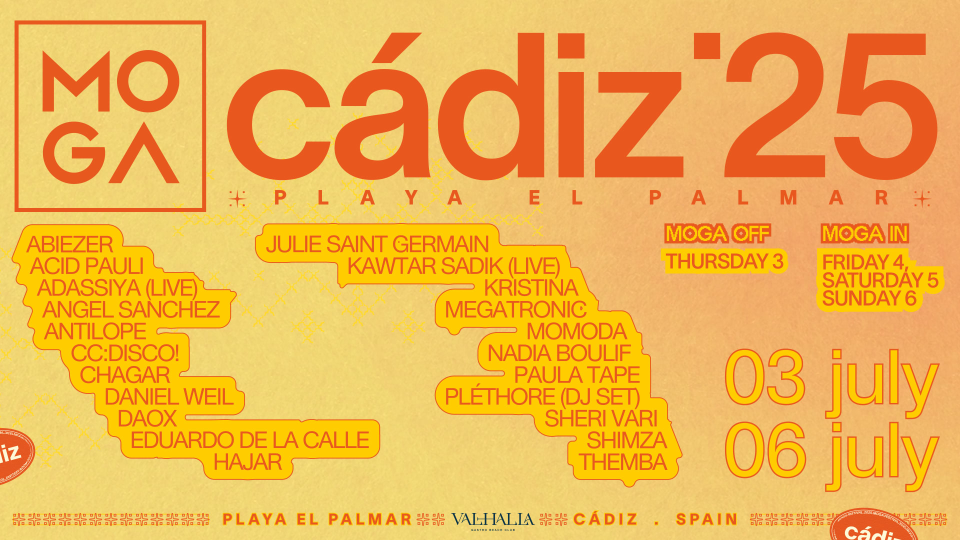 Moga Cadiz 2025 Cover