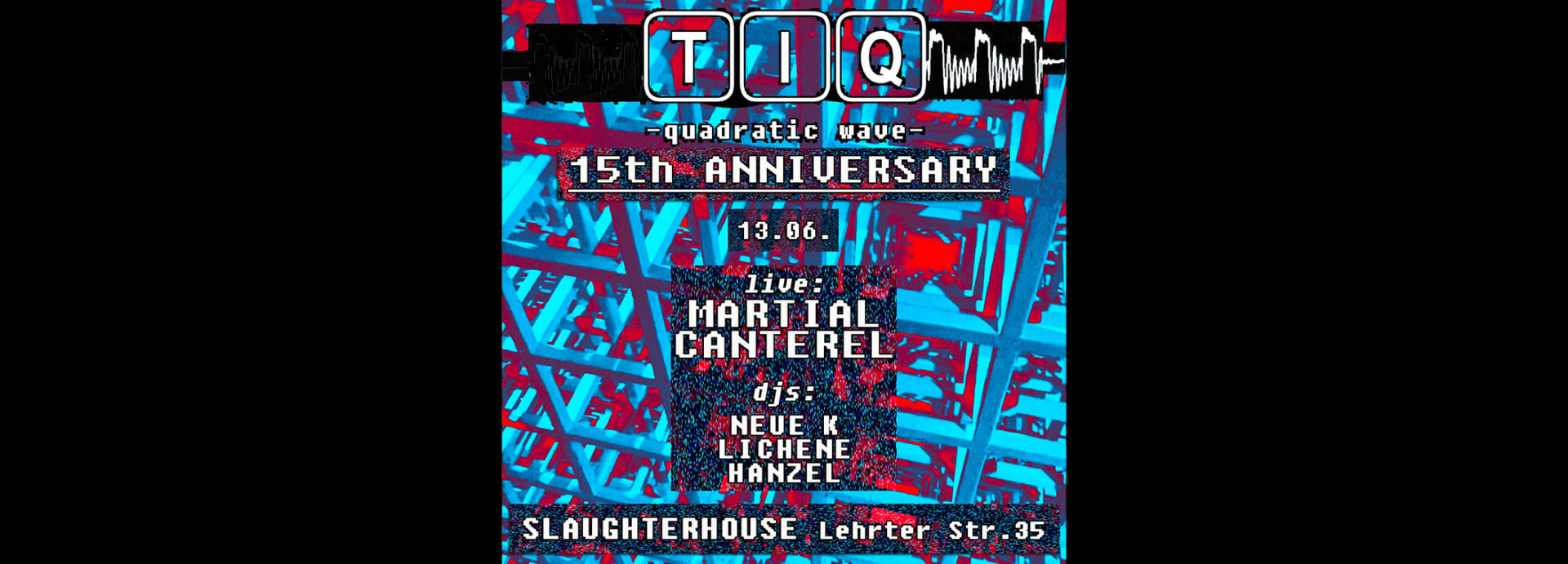 Tiq - 15th Anniversary : Martial Canterel Live Cover