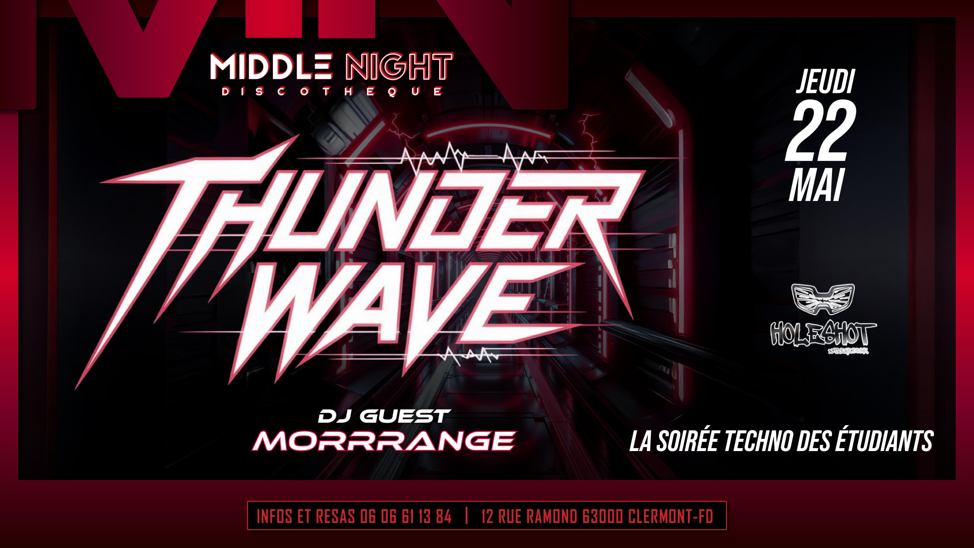 Thunder Wave - La Soiree Techno Des Etudiants Cover