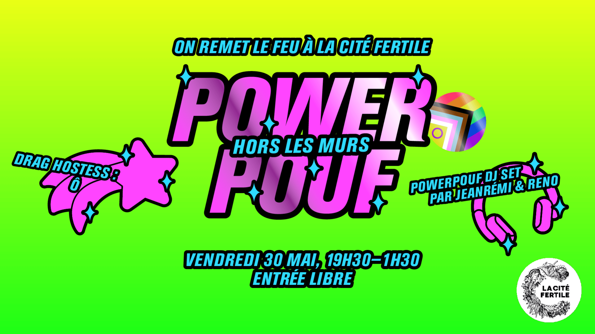 Powerpouf Hors Les Murs : On Remet Le Feu À La Cité Fertile Cover