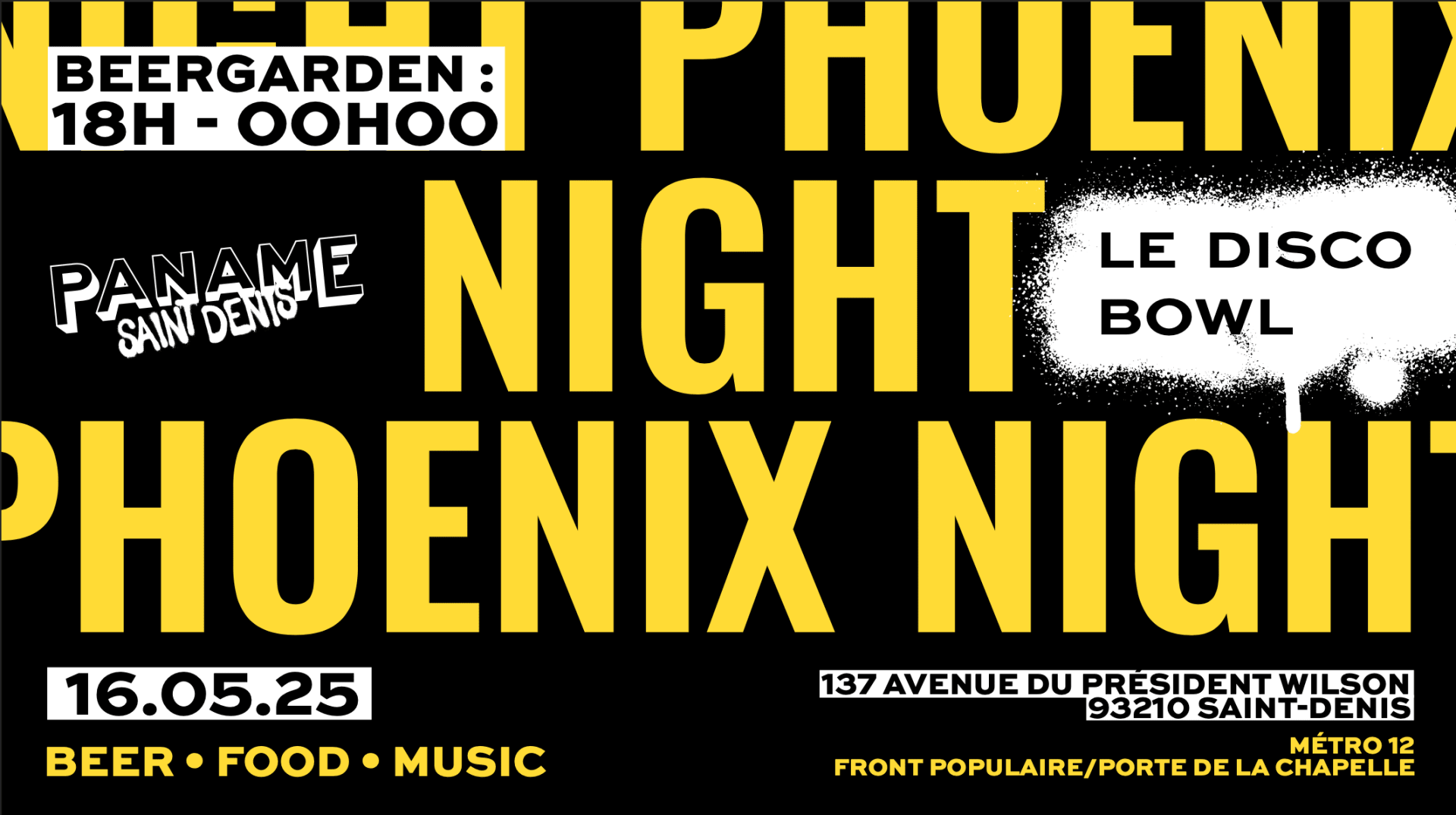 (Open Air) Paname Saint-Denis - Le Disco Bowl Cover