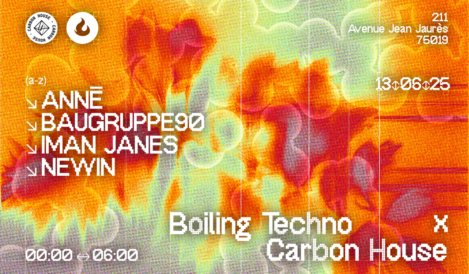 Boiling Techno X Carbon House : Anne, Baugruppe90 & More Cover