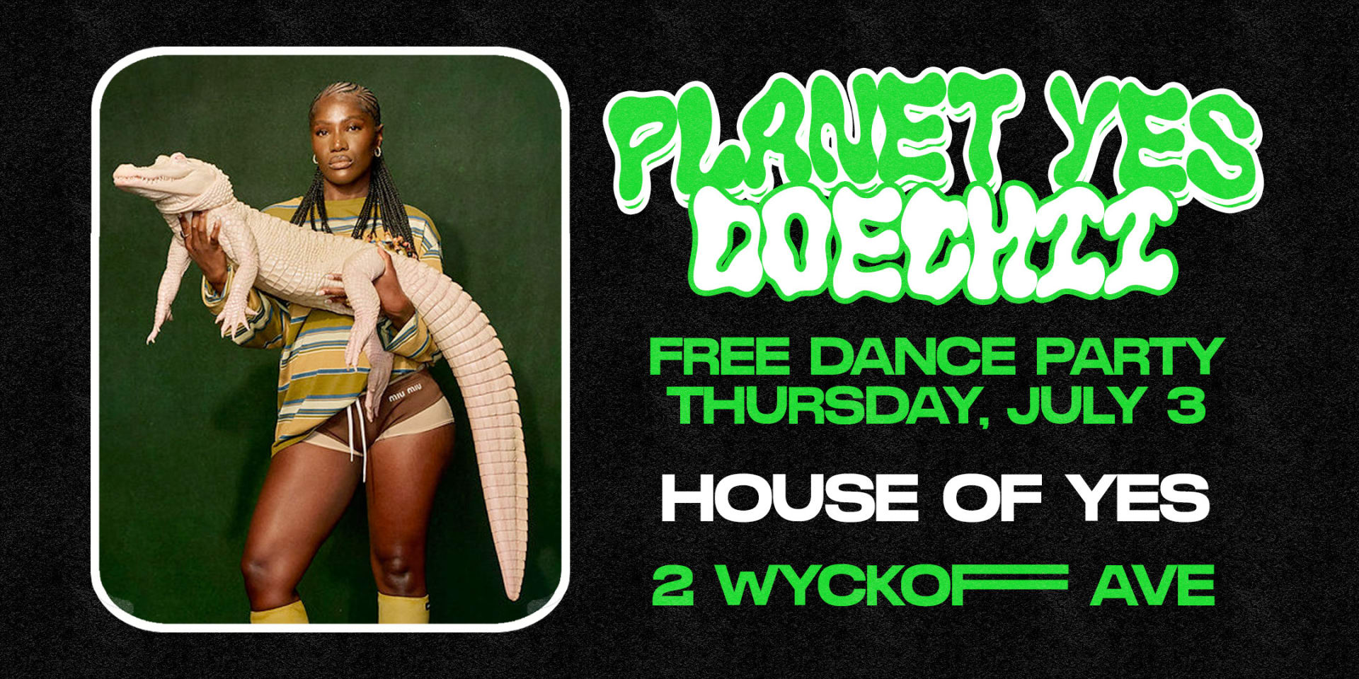 Planet Yes: Doechii Night W/ Hardcandy Cover