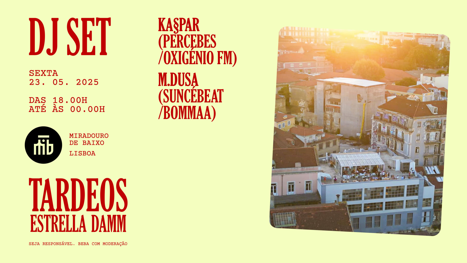 Tardeo Estrella Damm C/ Kaspar & M.Dusa Cover