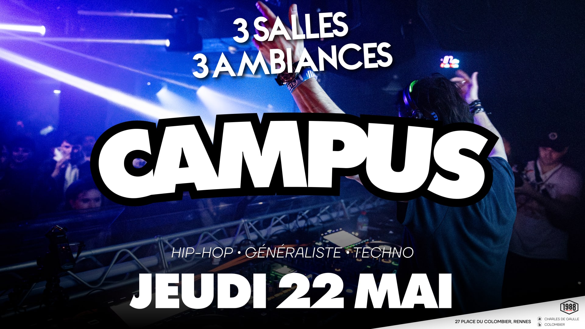 Campus - 3 Salles 3 Ambiances Cover