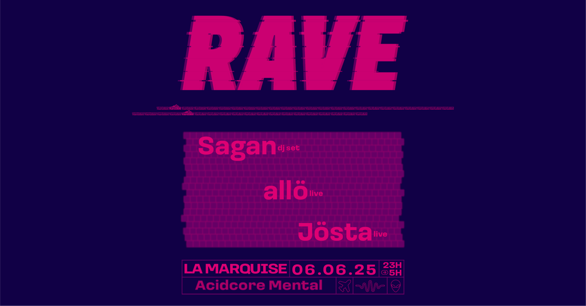 Rave - Allö, Sagan, Jösta Cover