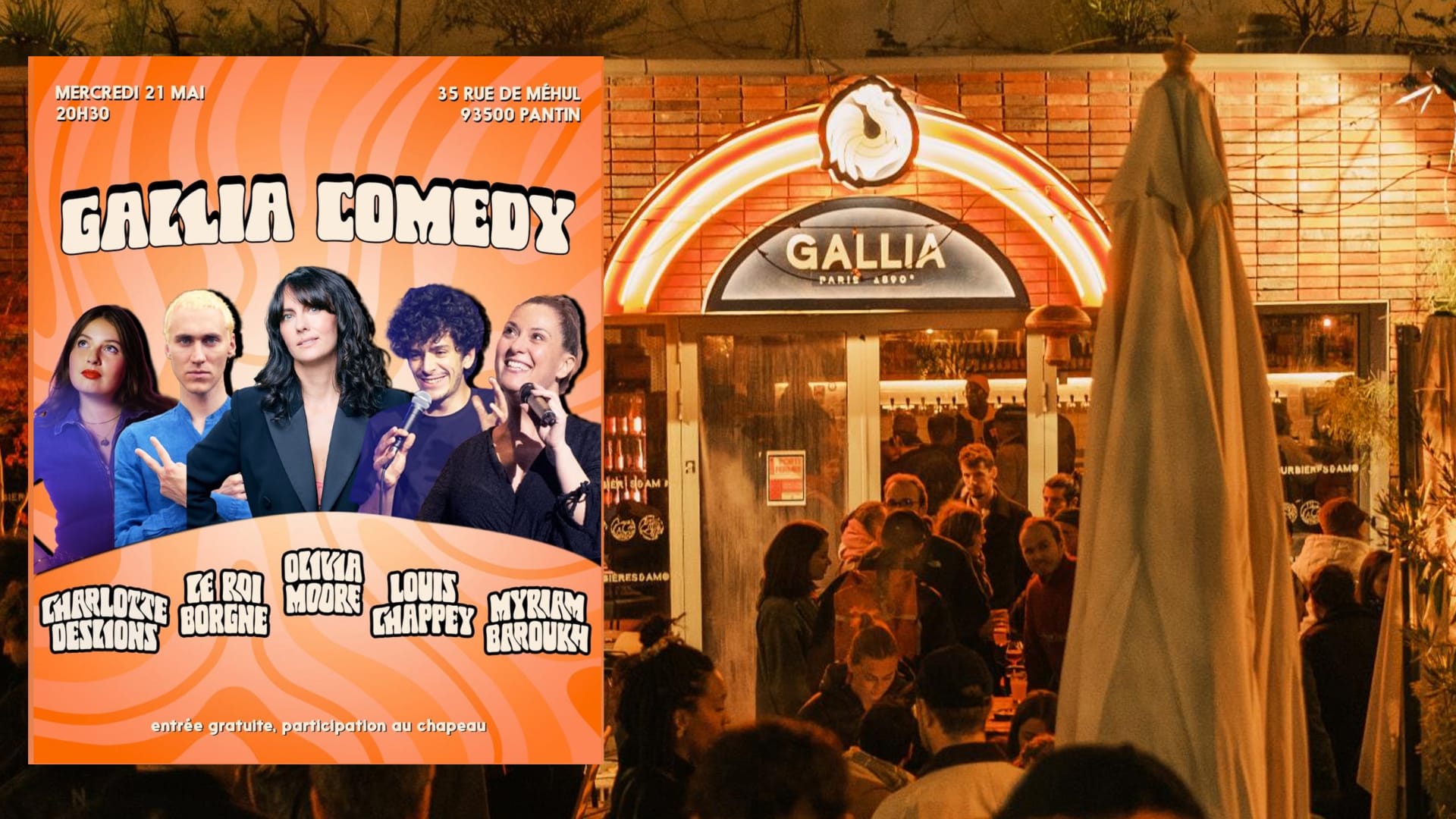 Gallia Comedy Cover
