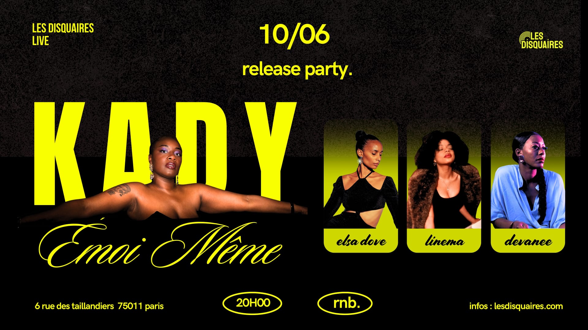 Kady "Émoi Même" La Release X Linema X Elsa Dove X Devanee Cover