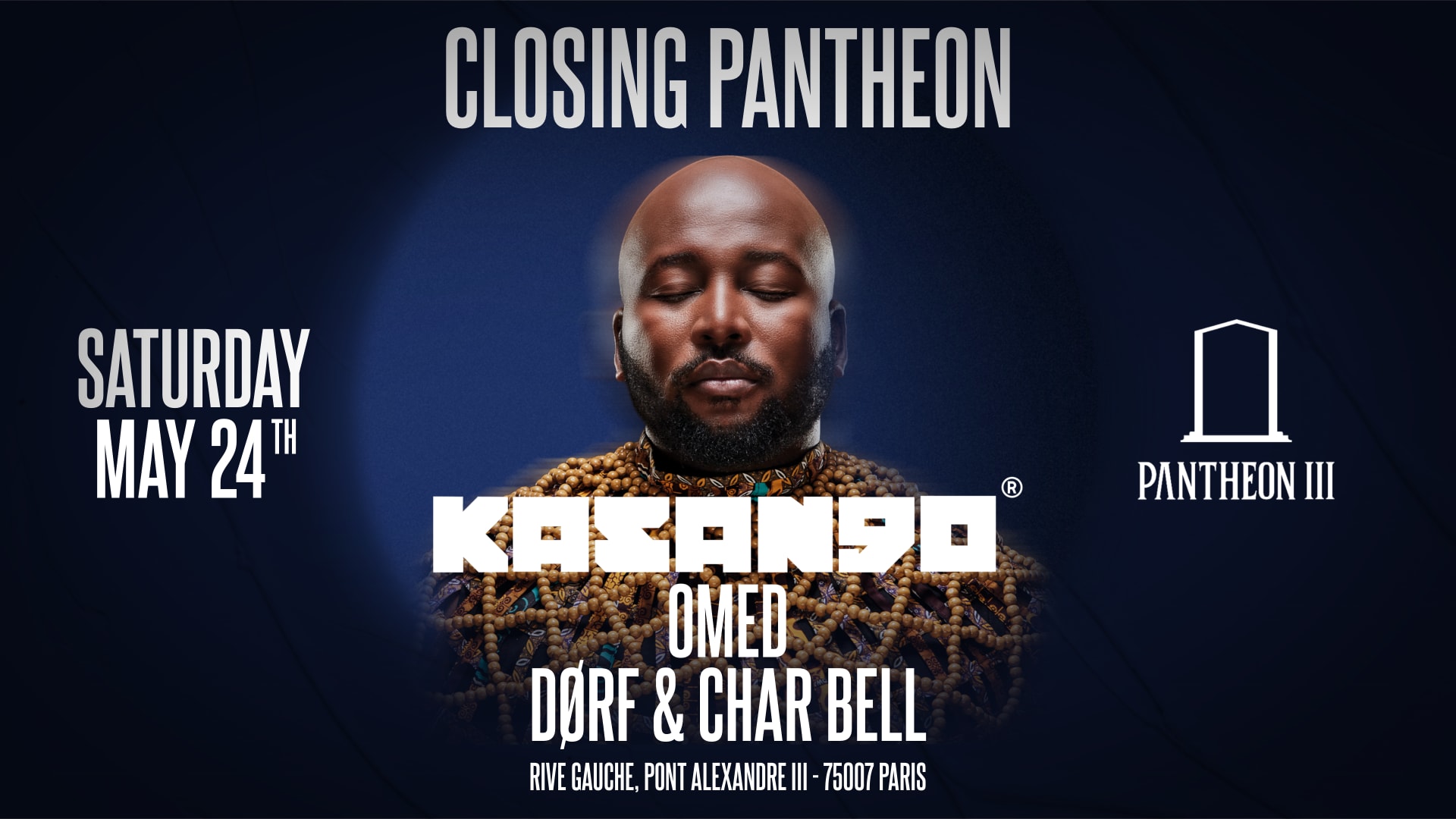 Pantheon Presents : Kasango & Omed & Dørf & Char Bell Cover