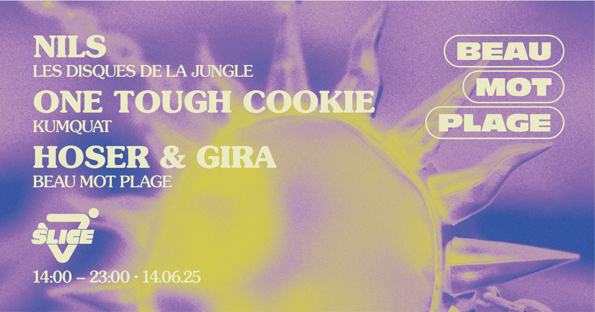 Beau Mot Plage X Slice Open Air Cover
