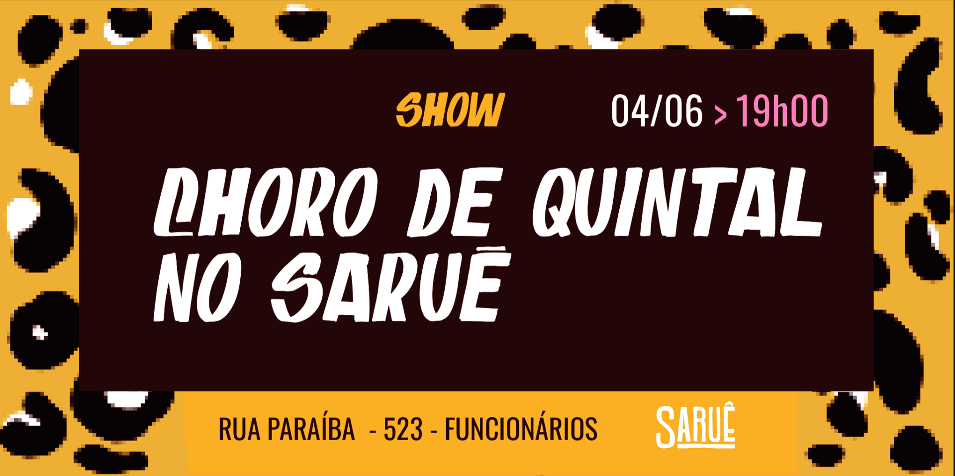 Choro De Quintal No Saruê Cover