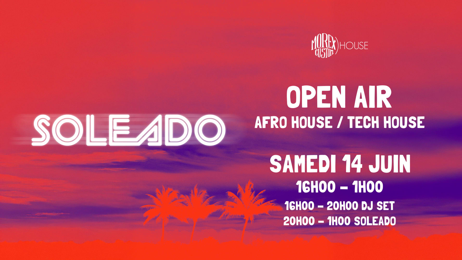 Soleado // Open Air  // Morex Custom House Cover