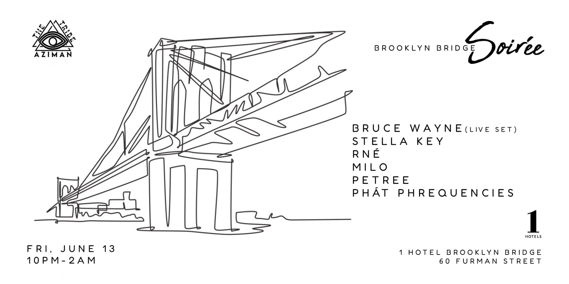 Brooklyn Bridge Soirée - House Music Party At 1 Hotel Cover