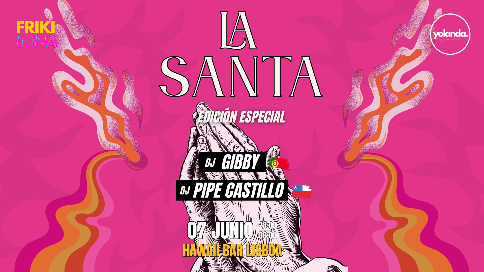 Frikitona X Yolanda Presentan: La Santa - Latin Party Cover