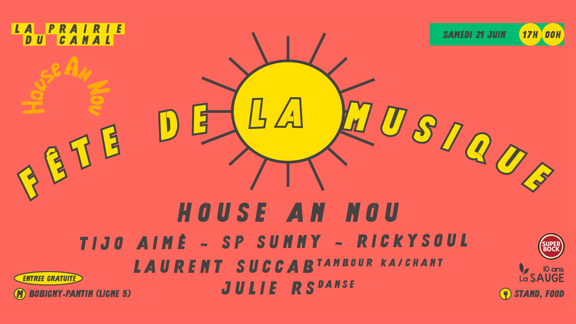 (Gratuit) Fête De La Musique ~ House An Nou Cover