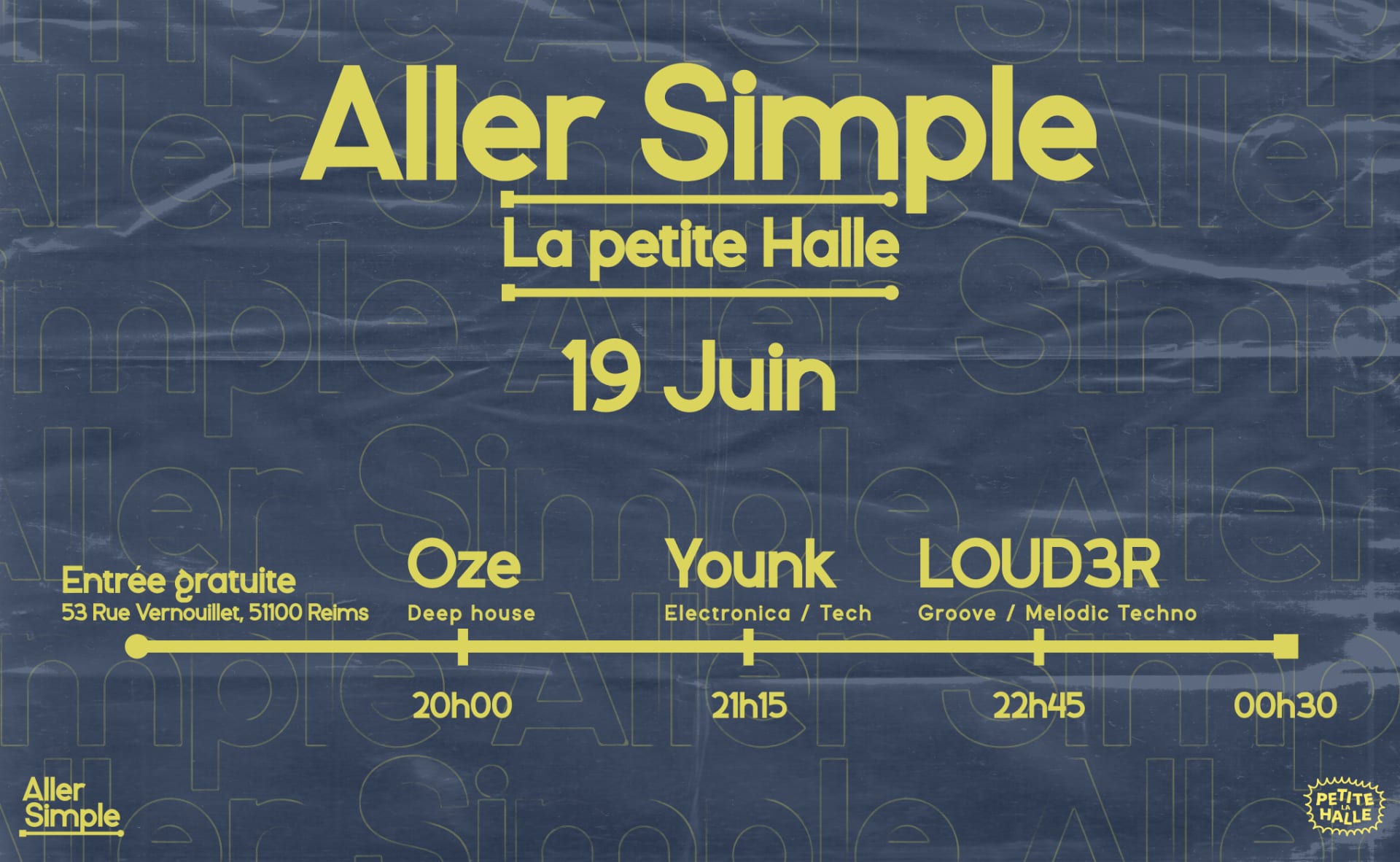Aller Simple - First Label Night Cover