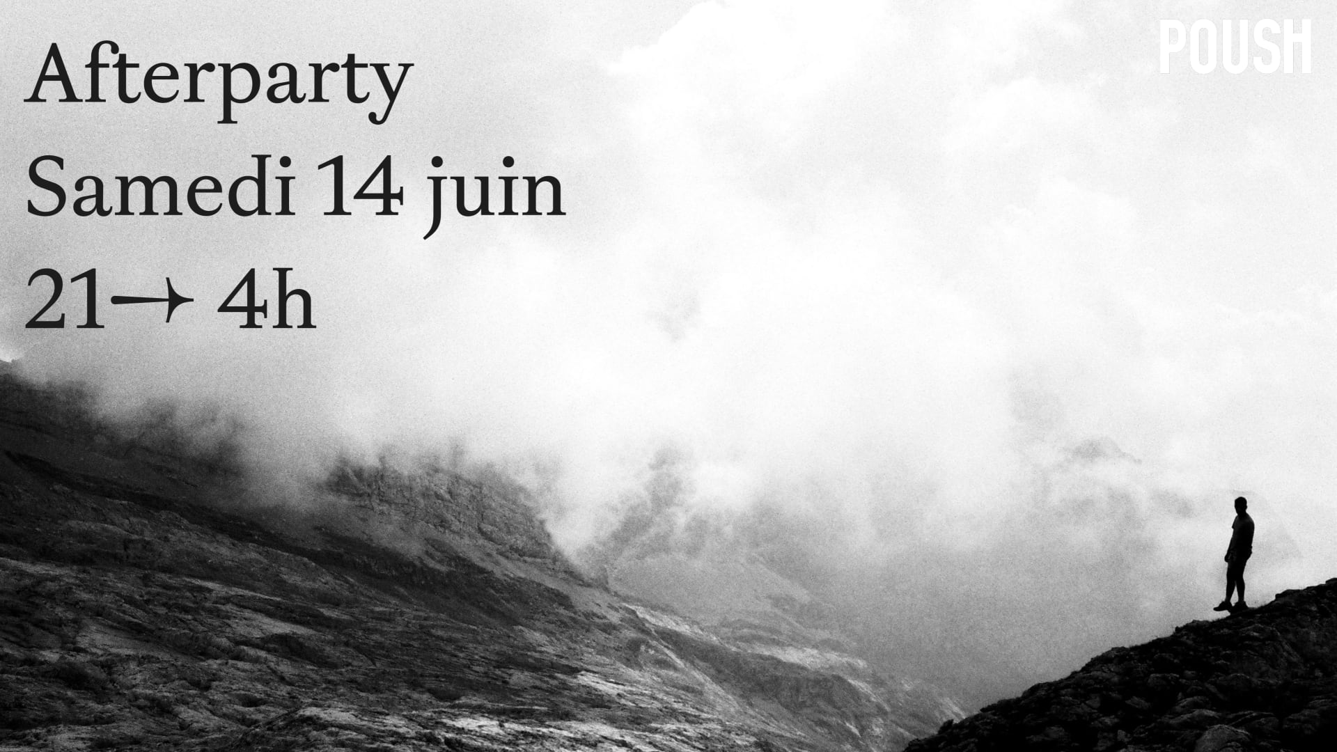 Poush Afterparty. Samedi 14 Juin 2025. Cover