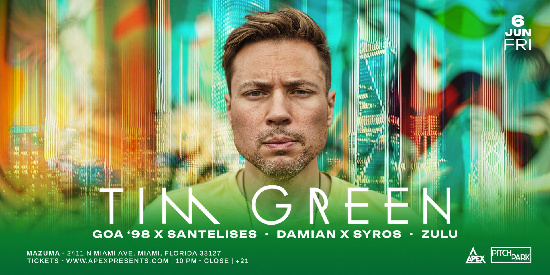 Tim Green At Mazuma Cover