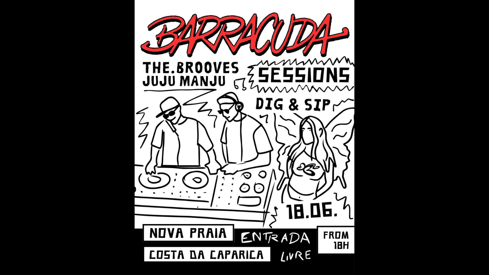 Dig & Sip By The.Brooves - Barracuda Sessions 18/06/2025 Cover