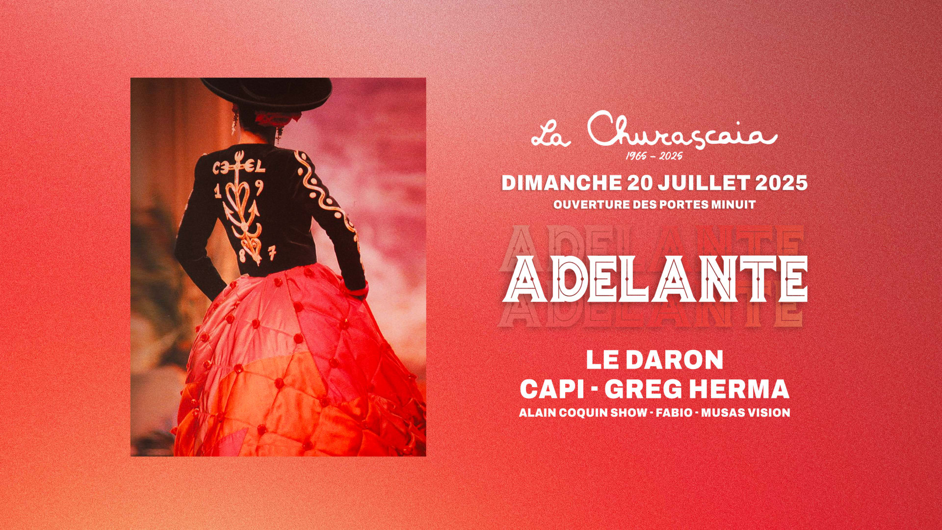 Adelante - La Churascaia - Dimanche 20 Juillet Cover