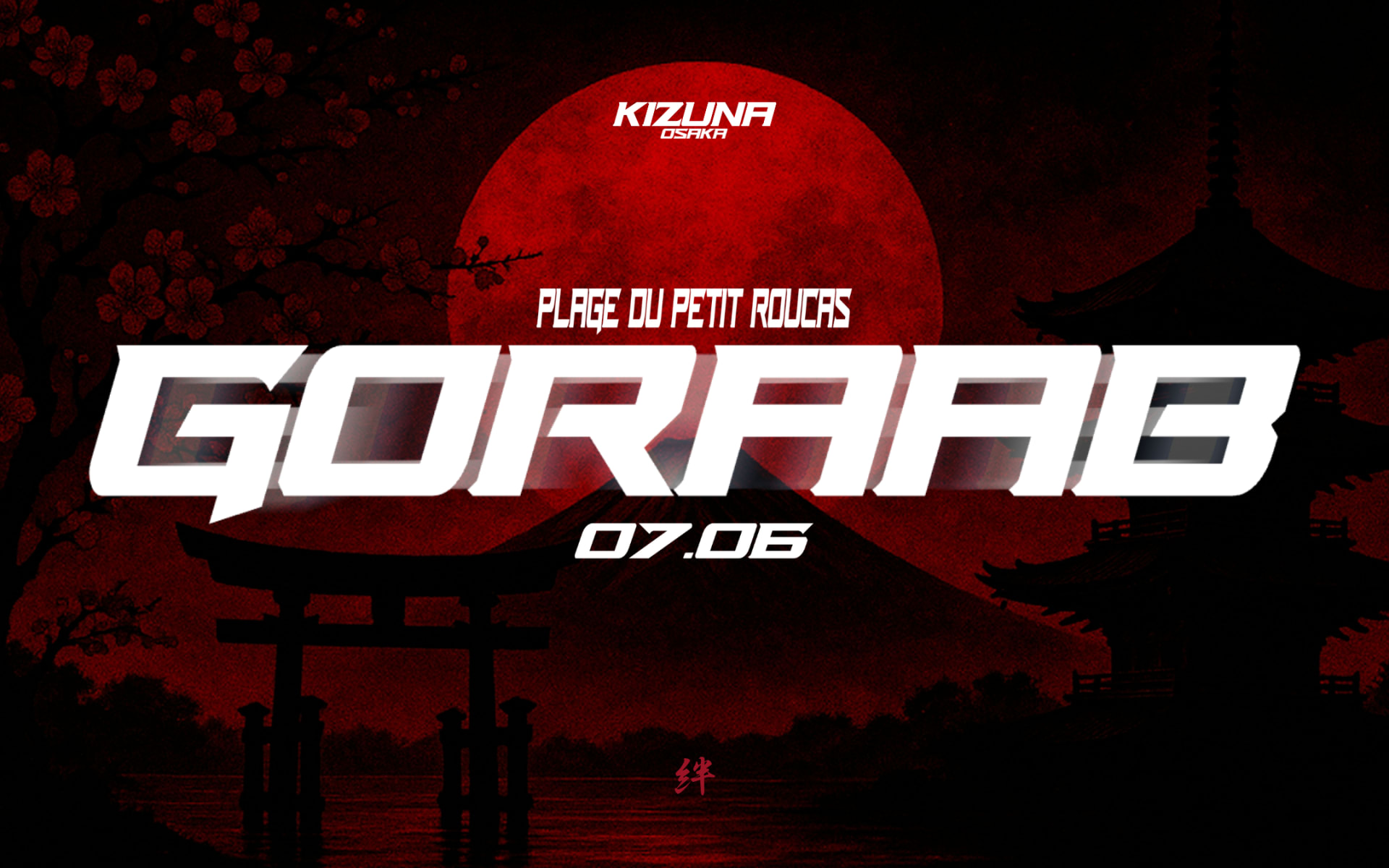 Kizuna X Goraab At Plage Du Petit Roucas Cover