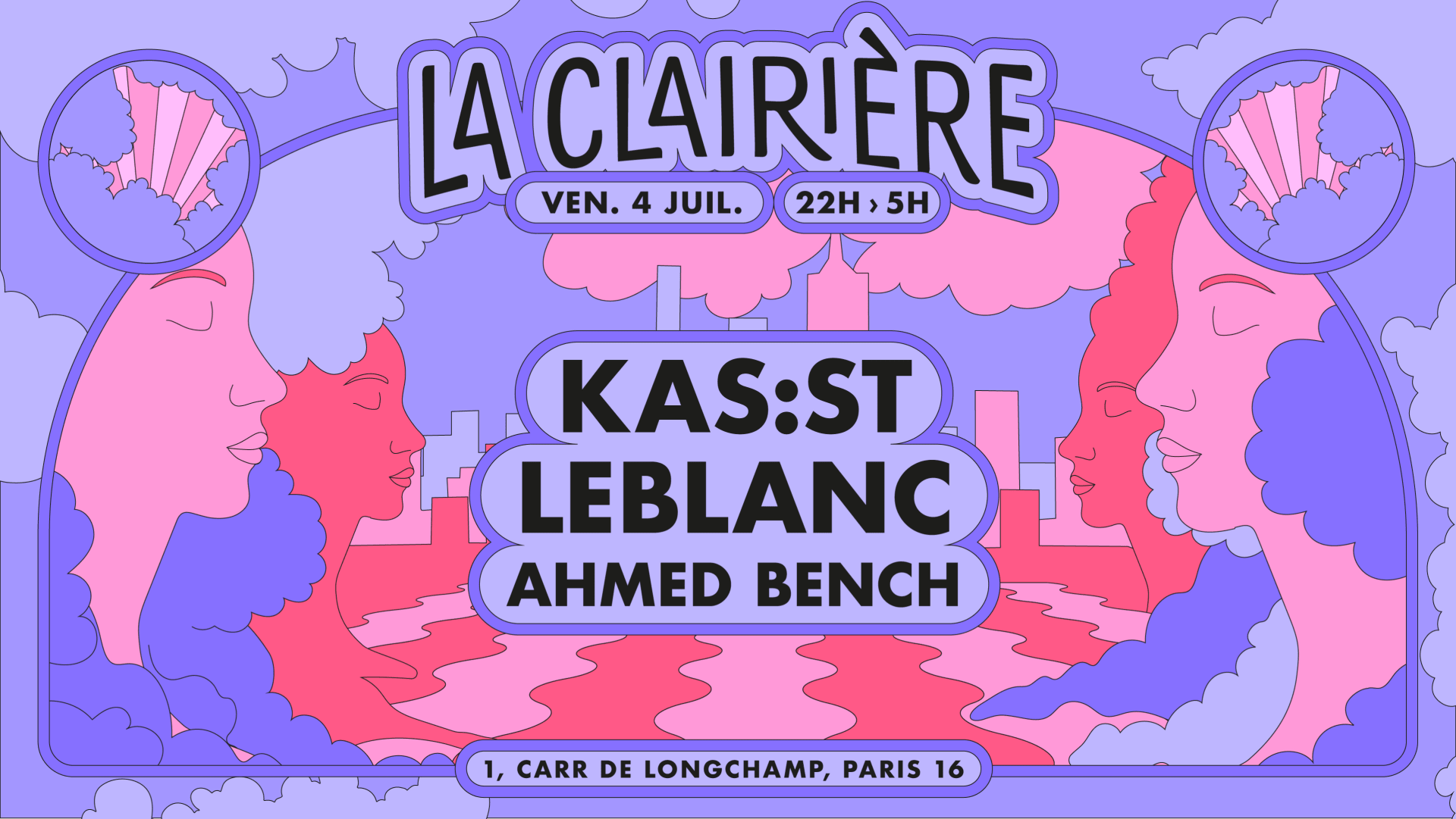 La Clairière : Kas:St, Leblanc, Ahmed Bench Cover