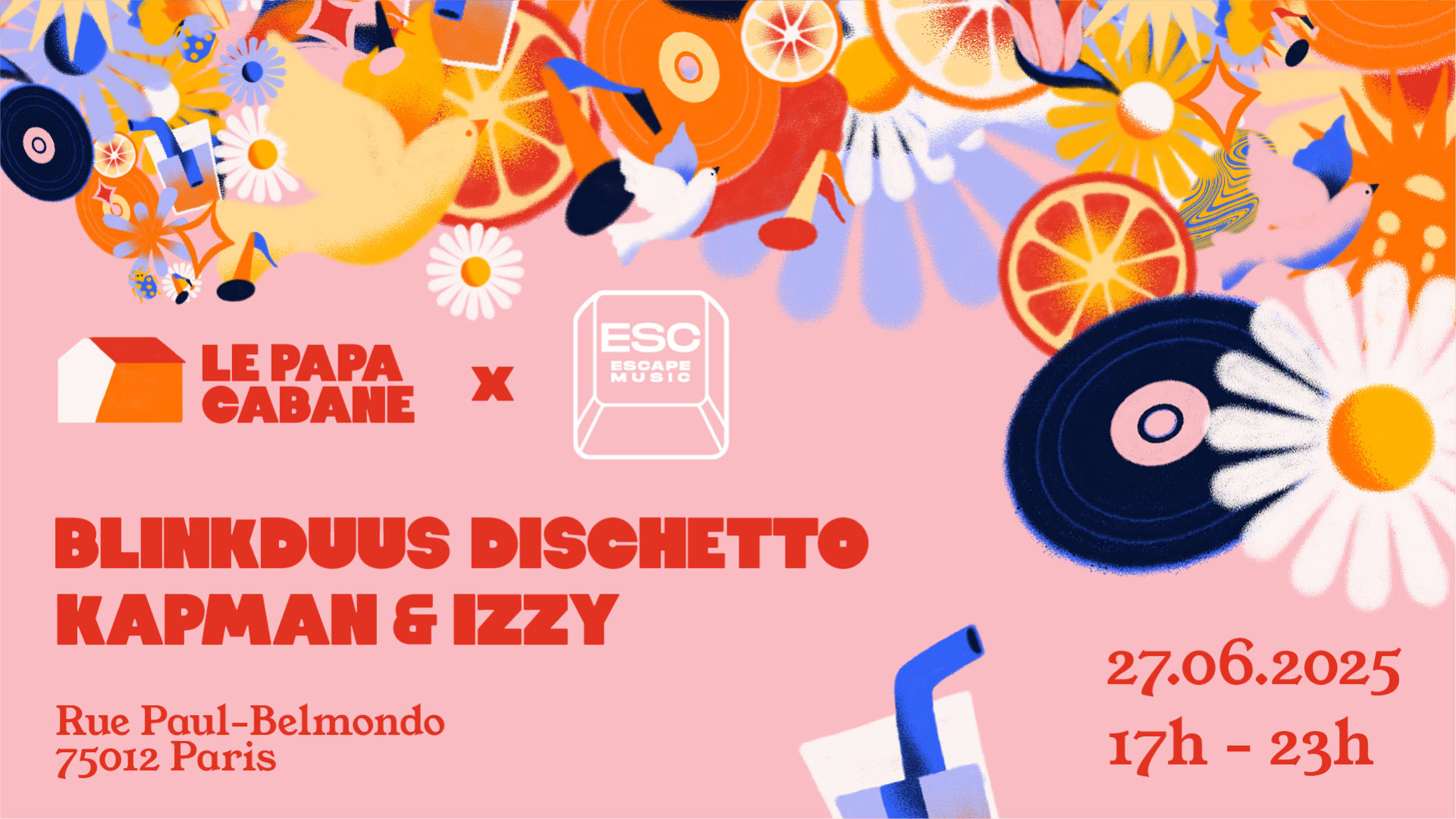 (Open Air) Le Papa Cabane X Escape Music Collective Cover